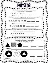 They'll use regrouping in subtraction and learn to estimate and round. Here S A Set Of Quiz Or Review Material For Patterns And Functions Also Includes Coordinate Graphin Math Patterns 3rd Grade Math Worksheets Pattern Worksheet