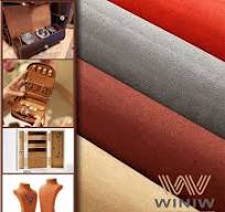 China 0.5mm Micro Suede PU Leather For Display Decoration ...