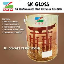 Aikka candy red 4401 cw 0 5l 1 liter shopee malaysia. Skk Sk Gloss 5 Liter For Wood And Metal Paint Ready Stock Shopee Malaysia