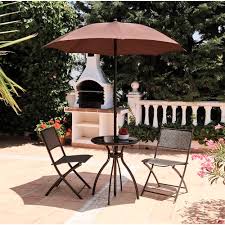 Sol 72 Outdoor Landa 2 Seater Bistro Set With Parasol Bistro Set Patio Furniture For Sale Outdoor Dining Set