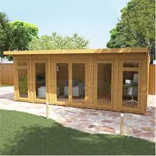 6 X 4m Insulated Garden Room Insulated Garden Room Garden Cabins Garden Room