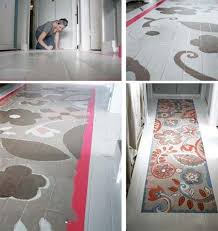 Stencils And Creative Painting Ideas For Wood Floor Decoration Painted Wood Floors Painted Wooden Floors Hallway Flooring