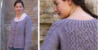 After all, nothing beats a hand knitted cardigan! Lovely Alva Knitted Cable Cardigan Free Knitting Pattern