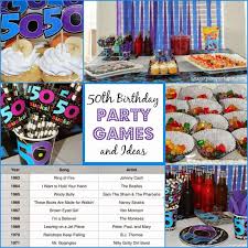 50th Birthday Party Themes For Men The Best 50th Birthday Party Ideas Play Party Plan 50th Birthday Party Activities 50th Birthday Party Games 50th Birthday Games