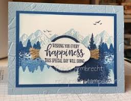 It was so pretty but it literally took minutes to create. Creating Sunshine Winter Card Buffet Projects Robin Armbrecht Really Robin Stamps Winter Cards Stampin Up Masculine Cards Stamped Cards