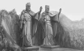 Argonath Lord Of The Rings Middle Earth Art Concept Art