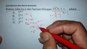 We did not find results for: Tutorial Mencari Rumus Suku Ke N Pada Barisan Geometri 5 Matematika Smp Youtube
