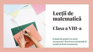 În lecțiile video prezentate mai jos aveți exemple de ecuații de gradul întâi în mulțimea numerelor întregi și ecuații în mulțimea numerelor raționale, rezolvate pas cu pas. Lectie De Predare Ecuatia De Gradul I Cu 2 Necunoscute Sistem De 2 EcuaÈii Cu 2 Necunoscute Youtube
