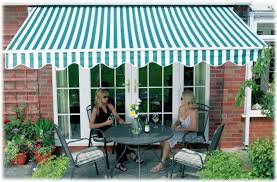 Amazon Com Aleko Tm 13x10 Feet Retractable Awning Green White Stripe 4m X 3m Patio Lawn Garden 420 Also See Patio Awning Patio Railing Design