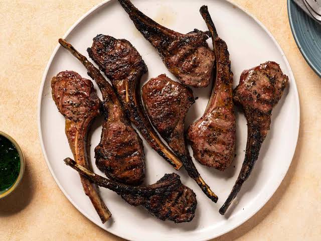 Perfectly Grilled Lamb Rib or Loin Chops