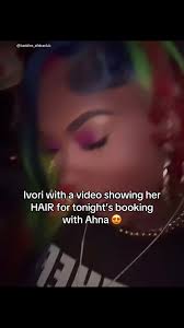 Ivory Baddies West Purple Hair