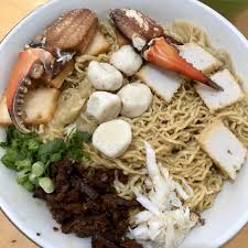 Bakmi Kepiting Crab Claw At Oukie Sibu Kip Jakarta Makanan