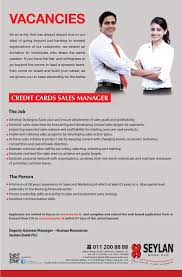 1,823 assistant finance manager jobs. Credit Cards Sales Manager At Seylan Bank Plc Career First Bank Jobs Sales Manager Management