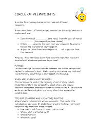 Circle Of Viewpoints Template Bing Images Words Engagement Strategies Classroom Boards
