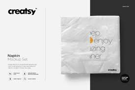 Napkin Mockup Set Mockup Mockup Free Psd Free Psd Mockups Templates