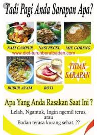 Nah, supaya kalian tidak salah lagi, berikut adalah menu sarapan untuk diet sehat yang dapat diterapkan. Diet Sehat Dengan Pola Makan Yang Benar Sarapan Apa Tadi Pagi Dan Apa Yang Anda Rasakan Facebook