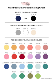 These colors appear to be very light and work great as background colors. How To Start A Capsule Wardrobe With Colors Patterns 5 Step Visual Guide Guide Sheet Classy Yet Trendy