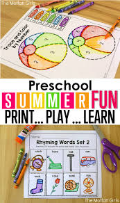 Summer Review Packets Summer Preschool Preschool Activities Kids Learning