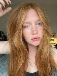 No makeup ginger redhead selfie inspo