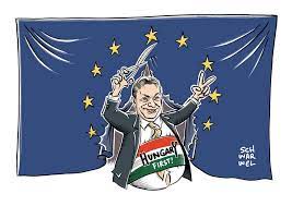 Orbán made his announcement hours after the european football governing body, uefa, turned down a request from munich city council to illuminate the allianz arena in rainbow colours in solidarity with the. Schwarwel Wahlsieg Fur Orbans Rechtsnationale Fidesz Partei Ungarn Auf Dem Weg In Die Wahl Autokratie Www Schwarwel Karikatur Com Ungarn Orban Eu Rechtspopulismus Europa Schwarwel Facebook