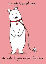 He S A Hungry Bear Cartoon Illustration Evil Bunny Illustration