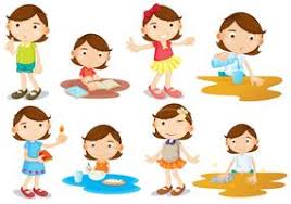 Please use and share these clipart pictures with your friends. A Young Girl S Daily Activities Download Free Vectors Clipart Graphics Vector Art