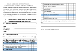 Doc Borang Kaji Selidik Kepuasan Pengguna Makmal Berpusat Universiti Malaysia Terengganu Aidil Mansor Academia Edu