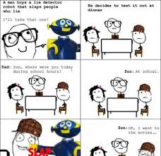 He decided to test it at dinner: A Man Buys A Lie Detector Robot That Slaps People Who Lie By Mustapan Meme Center