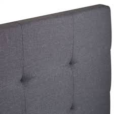 Tete De Lit Capitonnee En Tissu 160x58 Cm Grise Anthracite Accessoires Salles De Bain Et Wc Achat Prix Fnac