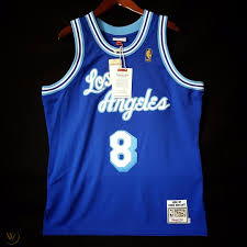 Share share on facebook tweet tweet on twitter pin it pin on pinterest. 100 Authentic Kobe Bryant Mitchell Ness Nba Lakers Blue Jersey Size 48 Xl 1848408227