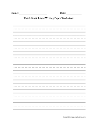 Writing Worksheets Lined Paper For Pics Template Printable With Regard To Lined Paper With Writi Third Grade Writing Handwriting Paper Handwriting Worksheets