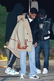 Kid Cudi Wearing Adidas Yeezy Wave Runner 700 Solid Grey Yeezy Vintage Shearling Coat Kid Cudi Adidas Women How To Wear