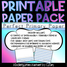 Now let's move on to the way you can produce a template for yourself. Printable Primary Paper Worksheets Teachers Pay Teachers