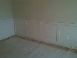Panel cap with 3/4 rabbet. Wainscoting Chair Rail Flat Wall Panel Wainscot