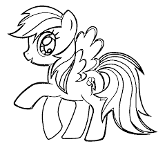 Rainbow dash coloring pages rainbow dash is one of the main characters in the animated tv series my little pony and a reliable friend who is always ready for an adventure. Rainbow Dash Printable Coloring Pages Coloring Home