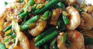 Resep Tumis Udang Tempe Dan Kacang Panjang Oleh Puji Astuti Recipe Resep Tumis Masakan Indonesia Makanan