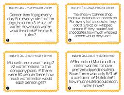 Aimed at year 6 mastery. 5th Grade Fraction Multiplication And Division Problem Solving Task Cards The Teacher Next Door