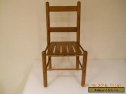 Find many great new & used options and get the best deals for central park wood slat side chair at the best online prices at ebay! Antique Vintage Wood Child Youth Slat Chair Mid Century For Sale In United States