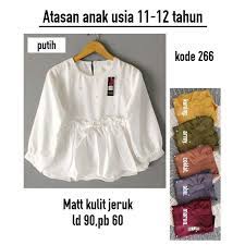 Model brebes identitas responden 1. Atasan Anak Usia 11 12 Tahun Ll Atasan Anak Kekinian Ll Atasan Trendi Ll Baju Anak Perempuan Shopee Indonesia