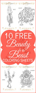 This post may contain affiliate links. Free Disney Beauty And The Beast Coloring Sheets Raising Whasians