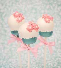 Pink And Teal Cupcake Cake Pops Pink Cake Pops Princess Cake Pops Aqua Cake