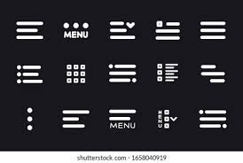 A hamburger menu is so simple that we can draw it by hand in svg. Menu Icons Free Vector Download Png Svg Gif