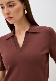 Женские поло Luisa Wang LWWL-075003-коричневый купить за 6990 руб.