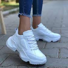 Bayan Spor Ayakkabi Siyah Spor Ayakkabi Ayakkabilar Moda Ayakkabilar