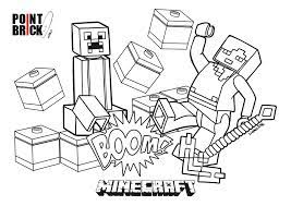 Digitally color alex from minecraft legos. Lego Minecraft Coloring Pages Coloring Home