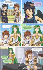 Pit Dark Pit Lady Palutena Kid Icarus Smash Bros Funny Kid Icarus Kid Icarus Uprising