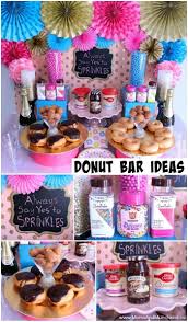 Donut Party Dessert Table Ideas Moms Munchkins Birthday Party For Teens Donut Birthday Parties Donut Party