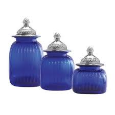 Best Cobalt Blue Kitchen Accessories And Decor Cobalt Blue Kitchens Blue Kitchen Accessories Kitchen Accessories Decor Canisters