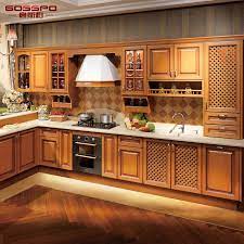 Start in the living room: China Holistic Kitchen Furniture Design Solid Teak Wood Kitchen Cabinet Gsp5 048 China Furniture Kitchen Cabinet