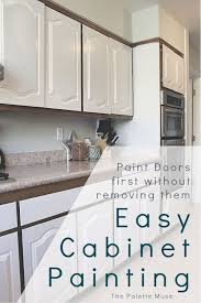 The Best Way To Paint Kitchen Cabinets No Sanding In 2020 Diy Kitchen Cabinets Painting Diy Kitchen Remodel Diy Kitchen Renovation